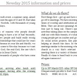 Newday info & prices 2015